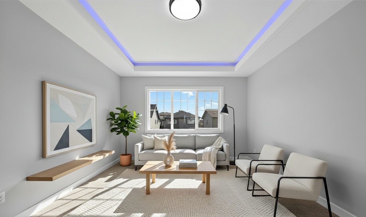 Room after AI staging